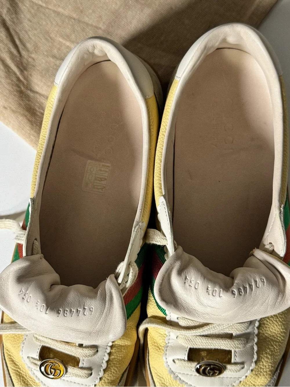 Gucci G74 Web Low Sneakers